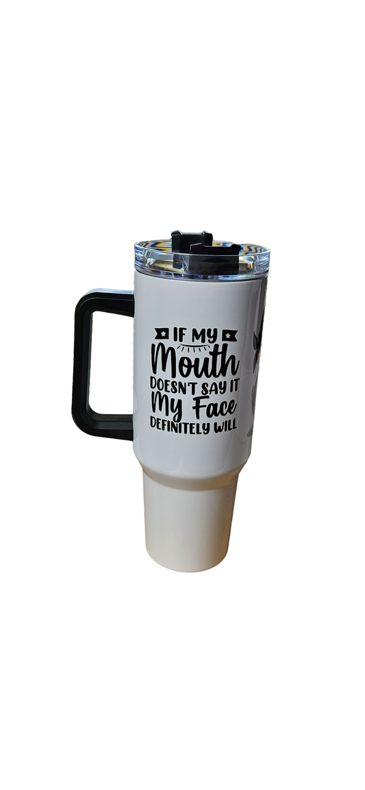 "Do I Look Like I Give A Duck" Insulated 40oz Tumbler