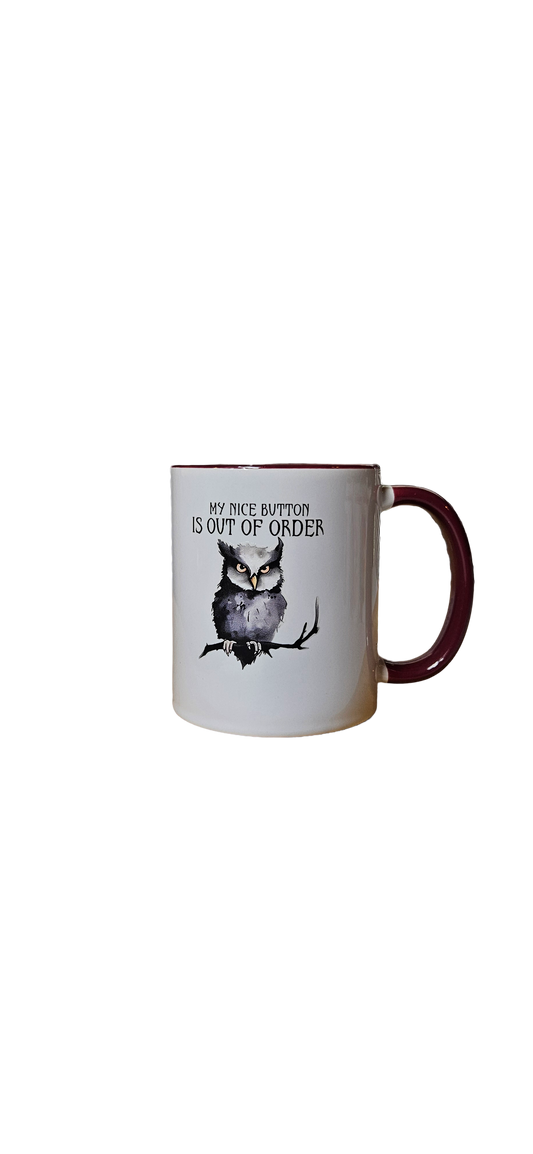 "Unique Owl Mug - A Hoot of Personality"