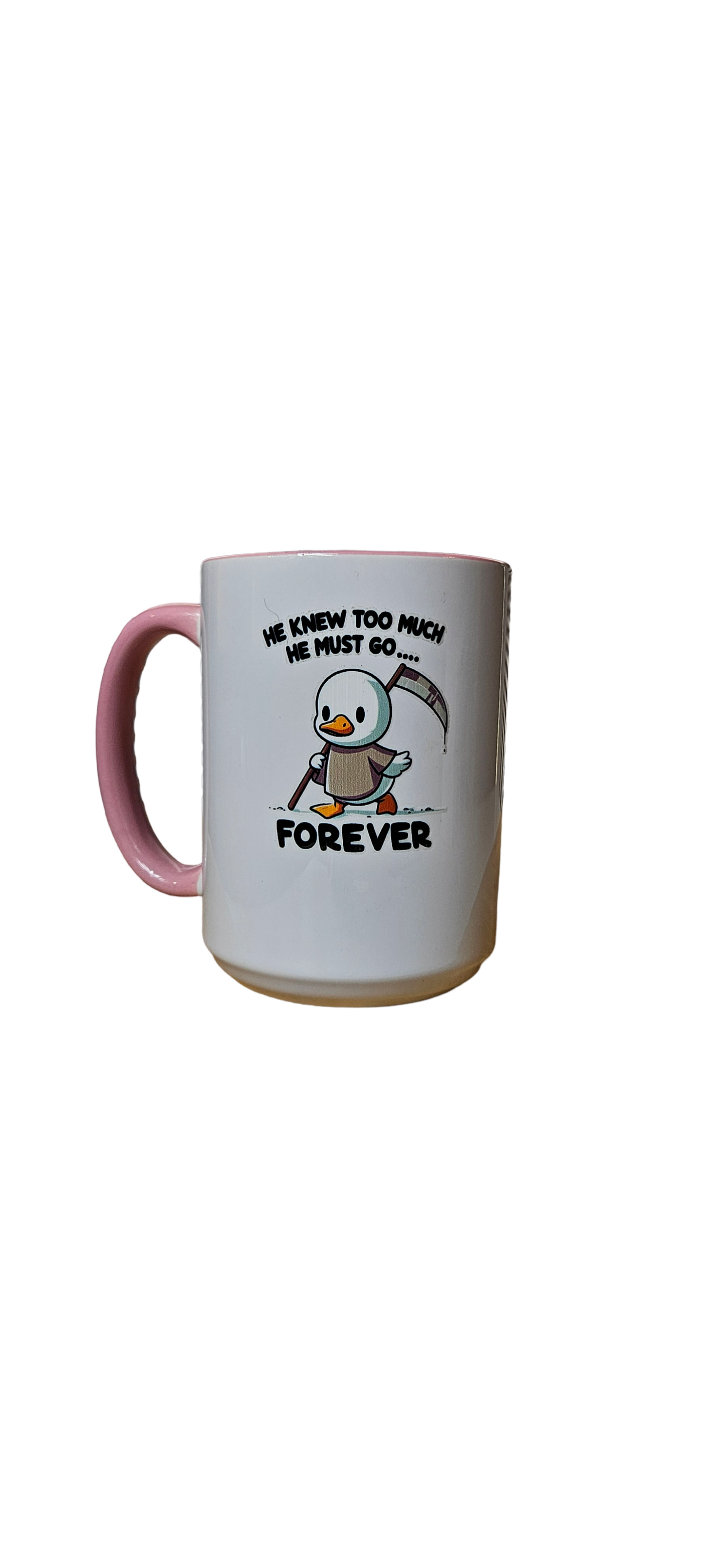 Duck Mug – He Knew Too Much