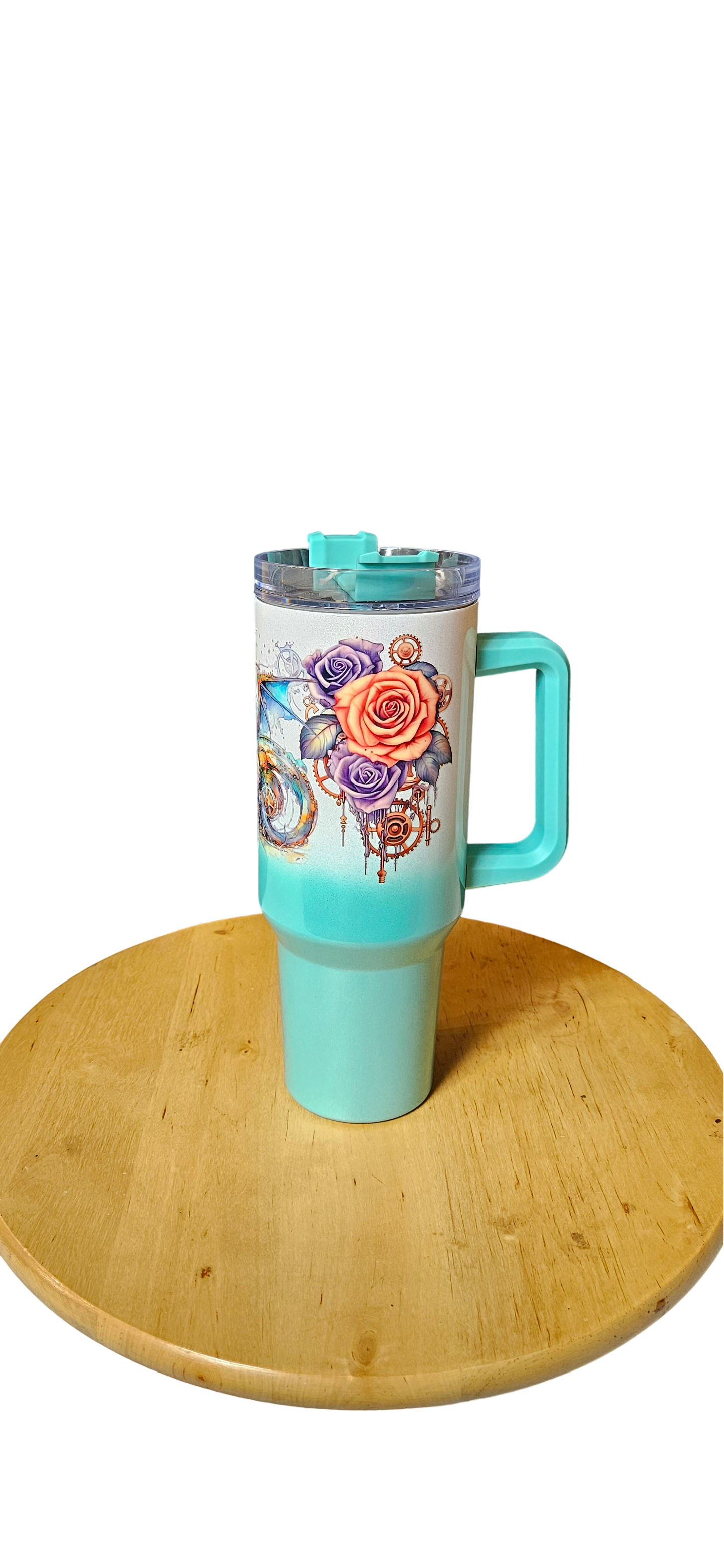 Majestic Steampunk Dragon Insulated 40oz Tumbler