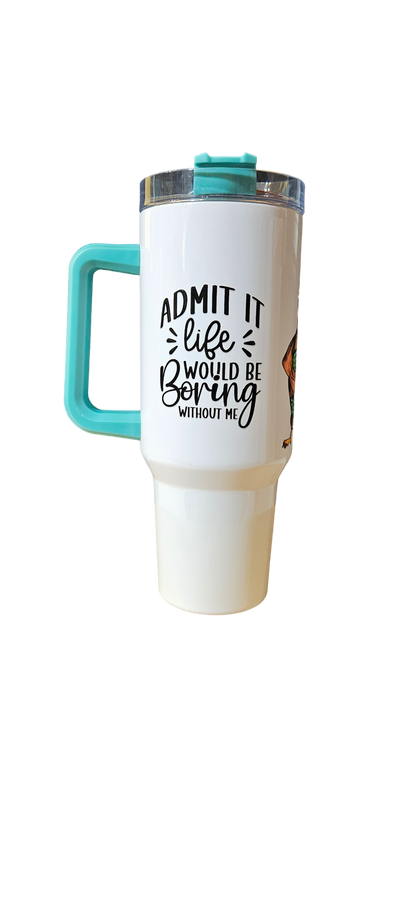 Quirky Chicken Bikini 40oz Tumbler