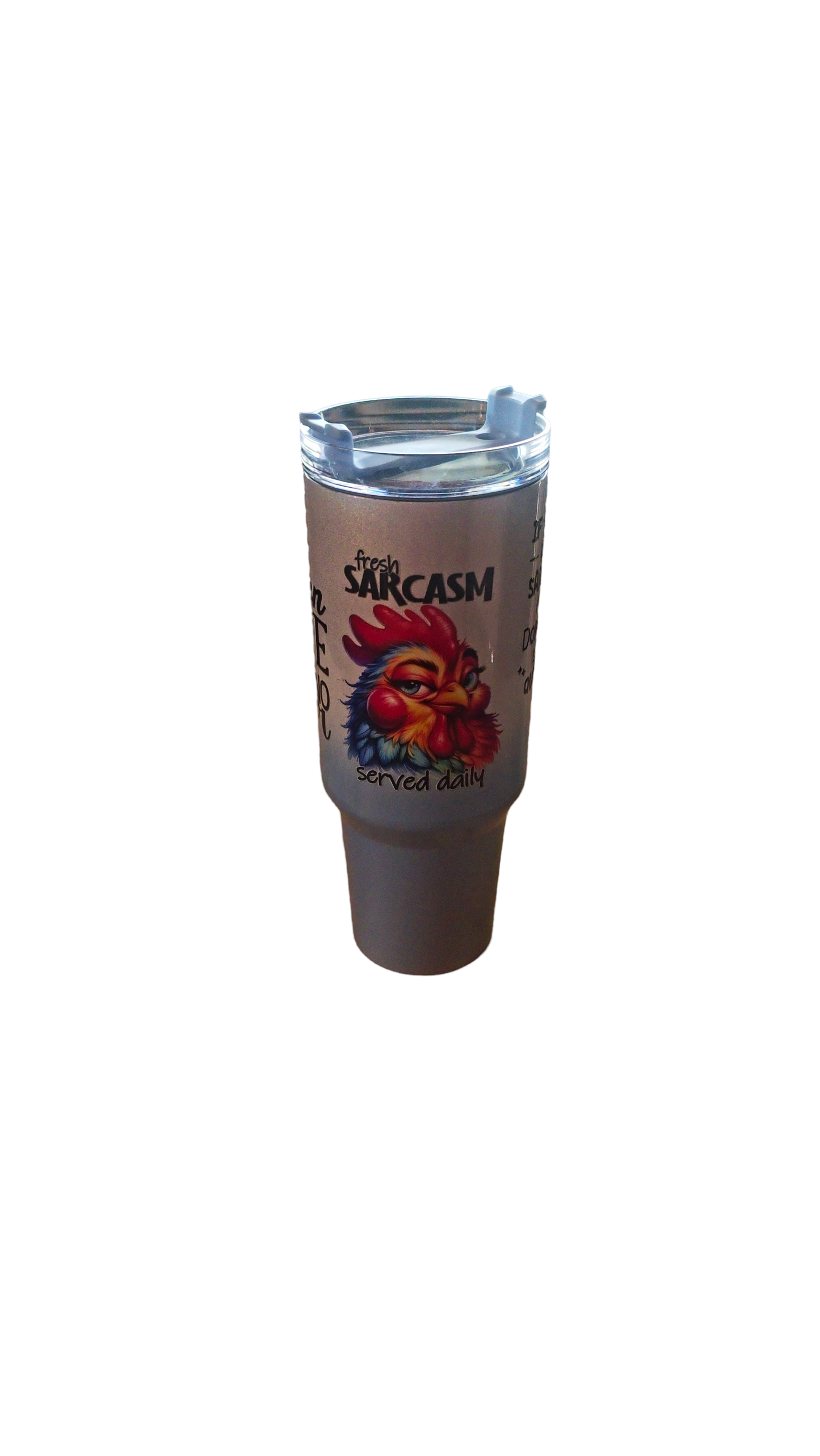 Sarcasm Chicken Tumbler – Fresh Sass, Served Daily!