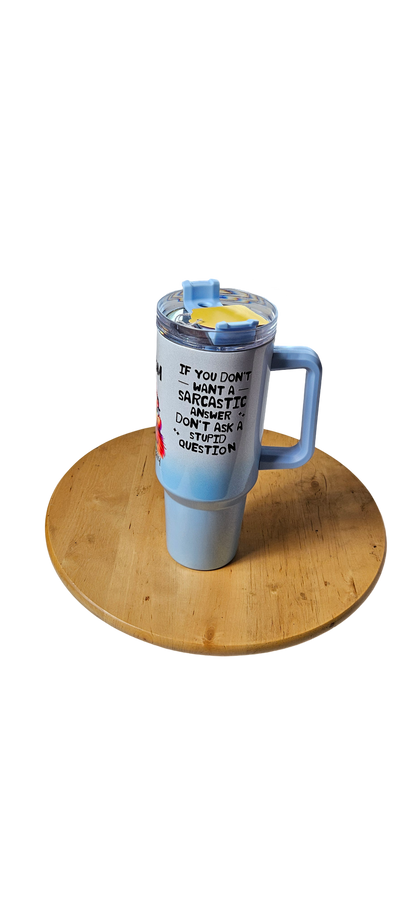 Sarcasm Chicken Tumbler – Fresh Sass, Served Daily!