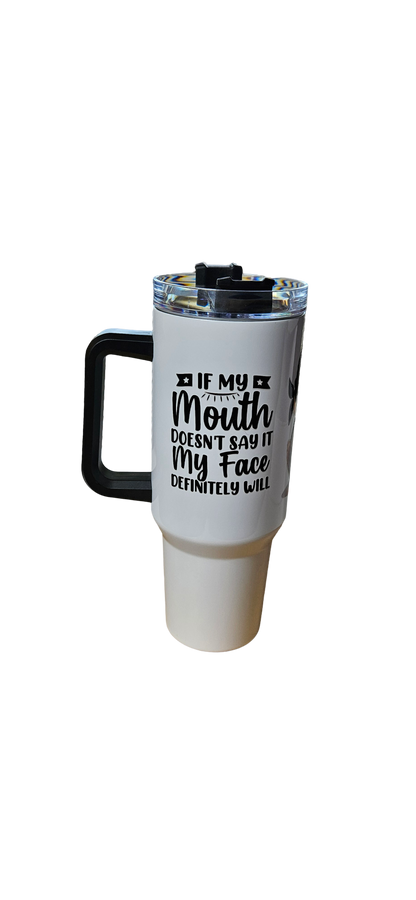 "Do I Look Like I Give A Duck" Insulated 40oz Tumbler