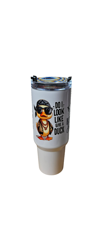 "Do I Look Like I Give A Duck" Insulated 40oz Tumbler