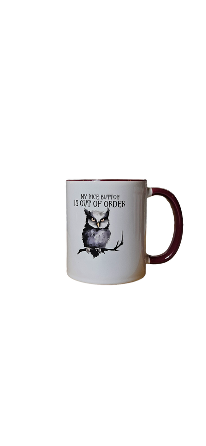 "Unique Owl Mug - A Hoot of Personality"